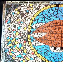 Мозаика на клеевой основе - модель 2