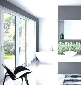 Мозаика стеклянная камень - модель 4