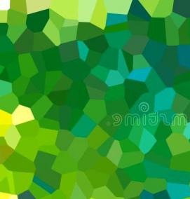 Мозаика зеленого цвета - модель 3