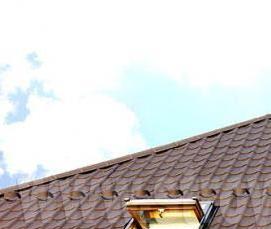 Мягкая кровля белая - модель 3