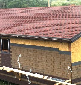 Мягкая кровля для фасада - модель 3