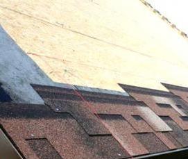 Мягкая кровля карнизная - вариант 3