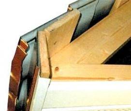 Мягкая кровля карнизная - вариант 2