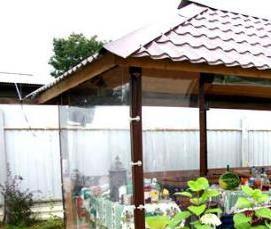 Мягкое остекление пвх - тип 4