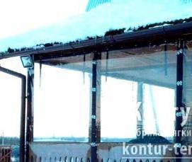 Мягкое стекло на окна - тип 2