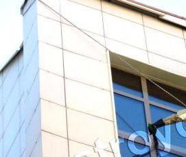 Мытье остекления методом промышленного альпинизма - тип 2