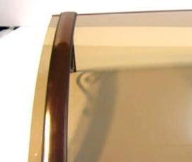 Н образный профиль для поликарбоната - вариант 3