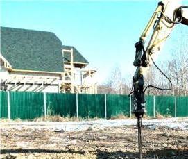 Набивные сваи - вариант 1