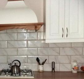 Накладной фартук на кухню - вариант 1