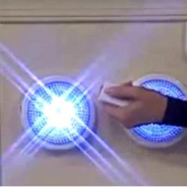 Накладной светодиодный светильник с пультом - тип 3