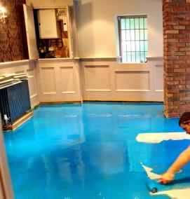 Наливной пол эполаст - вариант 1