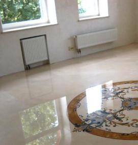 Наливной пол камни - вариант 1