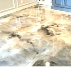 Наливной пол камни - вариант 2