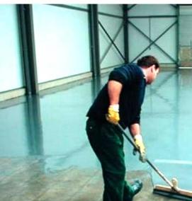 Наливной пол на перекрытие - тип 4