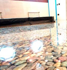 Наливной пол на плитку - модель 3