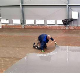 Наливной пол толстый самонивелирующийся - вариант 1