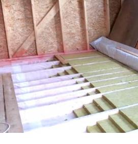 Наливной пол в каркасном доме - вариант 4