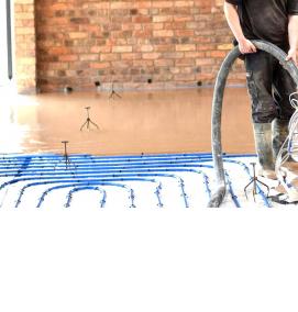 Наливной теплый пол - вариант 1