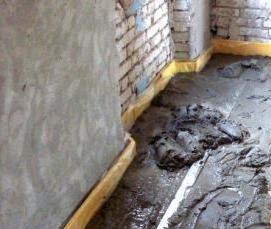 Напольная стяжка - вариант 4