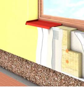 Наружная теплоизоляция - модель 4