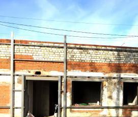 Наружные отделочные работы по фасаду - вариант 1