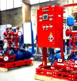 Насосная система пожаротушения - вариант 1