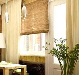 Натуральные бамбуковые обои - вариант 4