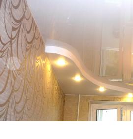 Натяжной потолок без пыли - тип 4