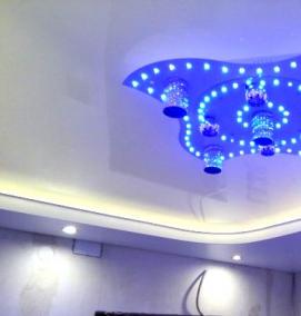 Натяжной потолок без пыли - тип 3