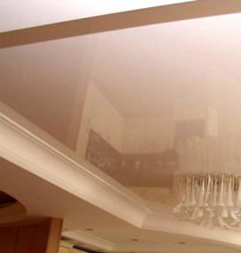 Натяжной потолок без пыли - тип 2