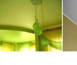 Натяжной потолок черный сатин - тип 2