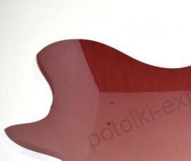 Натяжной потолок фиолетово белый - вариант 4