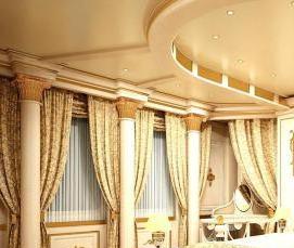 Натяжной потолок под ткань - вариант 1