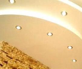 Натяжной потолок полукругом - вариант 4