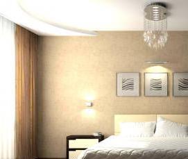 Натяжной потолок с диодными светильниками - модель 4