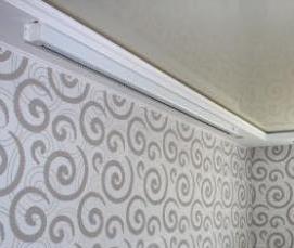 Натяжной потолок шовный бесшовный - модель 1