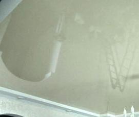 Натяжной потолок синий с белым - тип 4