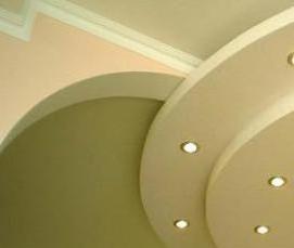 Натяжной потолок внутри гипсокартона - модель 3