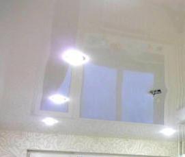 Натяжные потолки без гипсокартона - модель 1