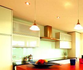 Натяжные потолки без зазора - вариант 4