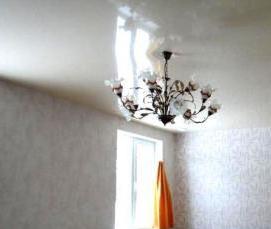 Натяжные потолки одноуровневые глянцевые - тип 1