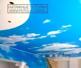 Натяжные потолки тканевые фотопечать - модель 1