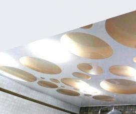 Натяжные потолки вырезанные - модель 1