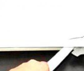 Натяжные потолки вырезанные - модель 4