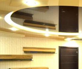 Натяжные потолки вырезанные - модель 2