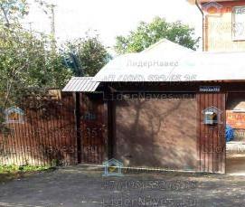 На металлические ворота - модель 1