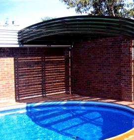 Навес над песочницей - вариант 1