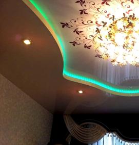 Навесной реечный потолок - тип 4