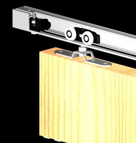 Навесные раздвижные двери межкомнатные - тип 4