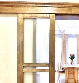 Навесные раздвижные двери межкомнатные - тип 3